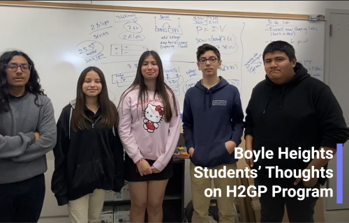 Boyle Heights Students’ Thoughts on H2GP Program